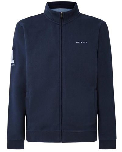 Hackett Sweatshirts & hoodies > zip-throughs - Bleu