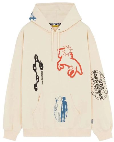 Iuter Felpe discovery hoodie - Bianco