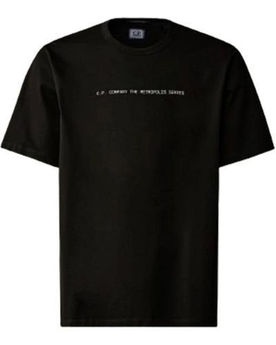 C.P. Company Grafik t-shirt - metropolis serie - Schwarz