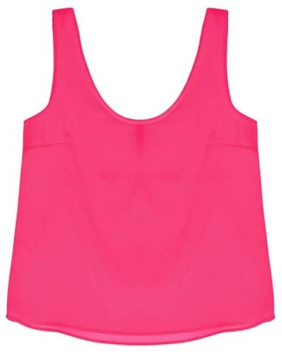 Imperial Sleeveless Tops - Pink