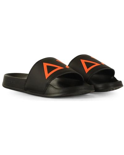 Sun 68 Shoes > flip flops & sliders > sliders - Noir