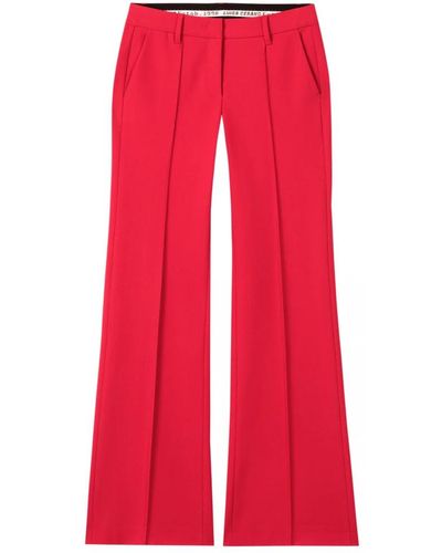Luisa Cerano Wide Trousers - Red