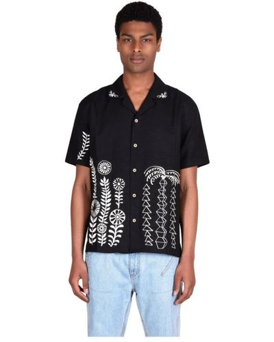 ANDERSSON BELL Short Sleeve Shirts - Black
