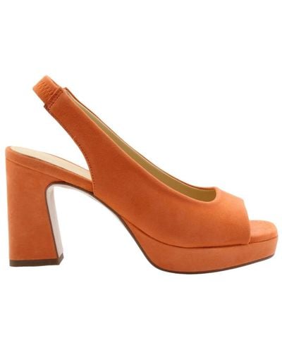 CTWLK Shoes > sandals > high heel sandals - Marron