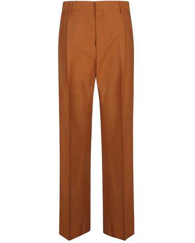 SAULINA Wide Trousers - Brown