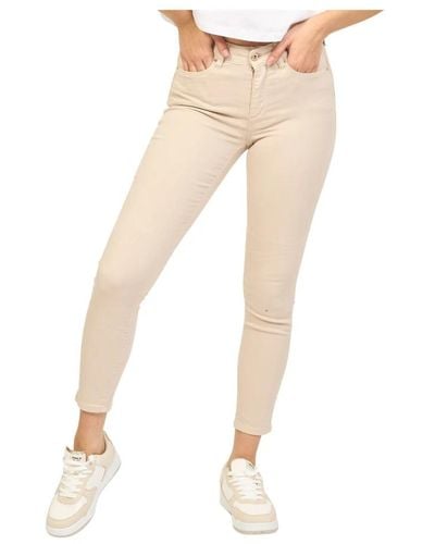 Fracomina Cropped Jeans - Natural