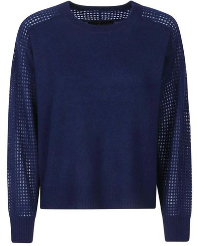 360cashmere Round-Neck Knitwear - Blue