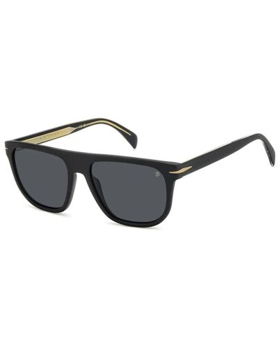 David Beckham Matt schwarz gold sonnenbrille