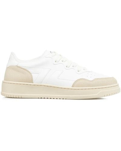 Zegna Sneakers con dettaglio tacco a contrasto - Bianco