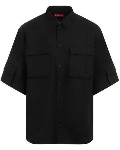 032c Short Sleeve Shirts - Black