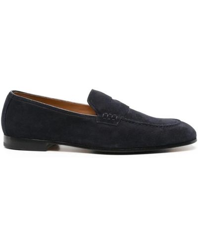 Doucal's Blaue penny loafers