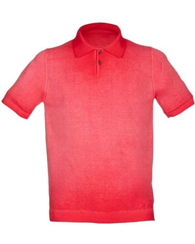 Alpha Studio Tops > polo shirts - Rouge