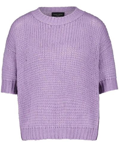Roberto Collina Round-Neck Knitwear - Purple