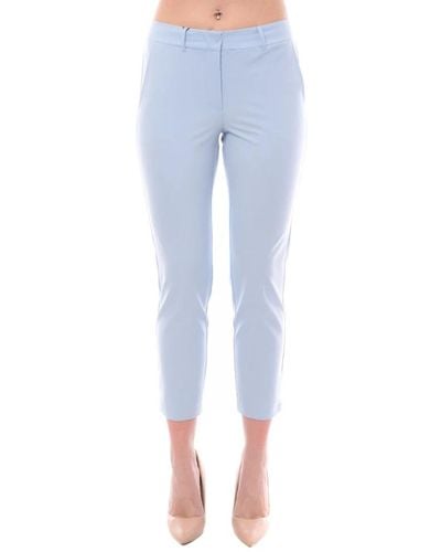 Marella Cropped Trousers - Blue