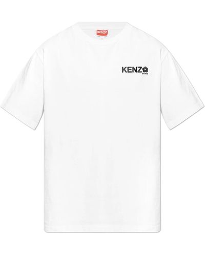 KENZO T-shirt mit logo - Weiß