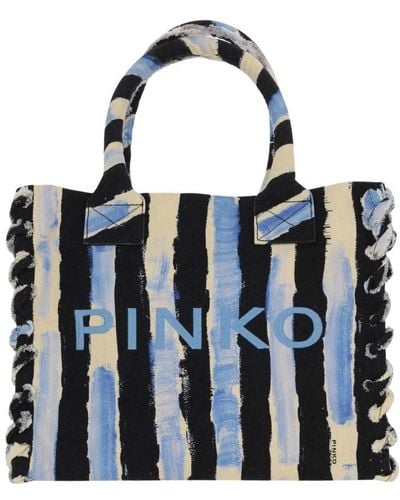 Pinko Tote Bags - Blue