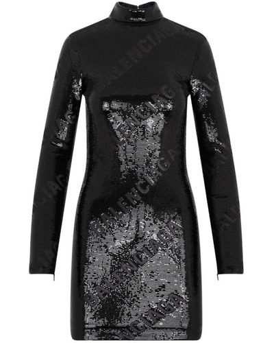 Balenciaga Short Dresses - Black