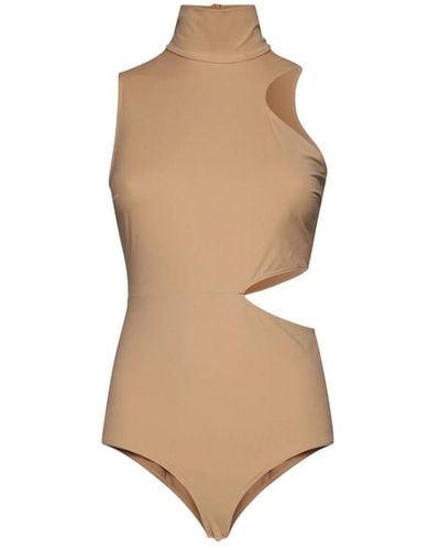 Wolford R warm-up top - Natur