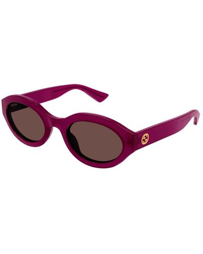 Gucci Gg 1579s 004 sunglasses - Rojo