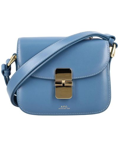 A.P.C. Cross Body Bags - Blue