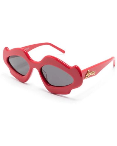 Loewe Lw 40109u 66a sunglasses - Rojo