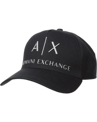 Armani Exchange Cappello da baseball - uomo - Nero