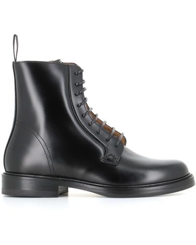 Henderson Lace-Up Boots - Black
