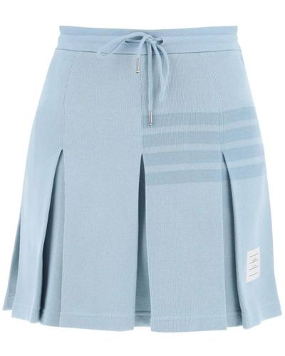 Thom Browne Shorts > short shorts - Bleu