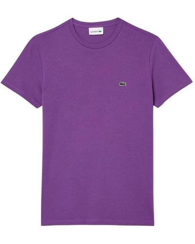 Lacoste T-Shirts - Purple