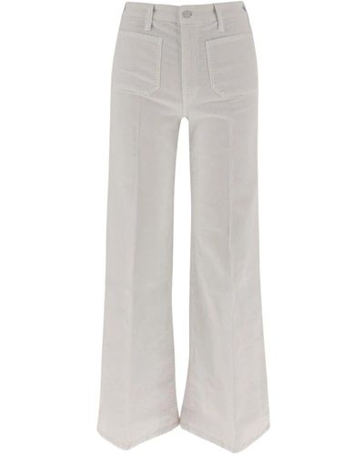 Mother Trousers > wide trousers - Gris