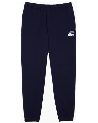 Lacoste Trousers > sweatpants - Bleu