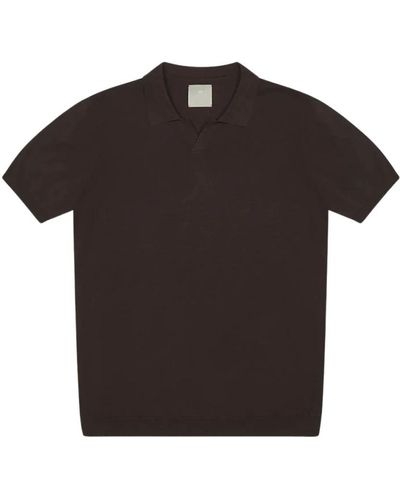AT.P.CO Polo Shirts - Black