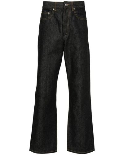 Palm Angels Flared Jeans - Black