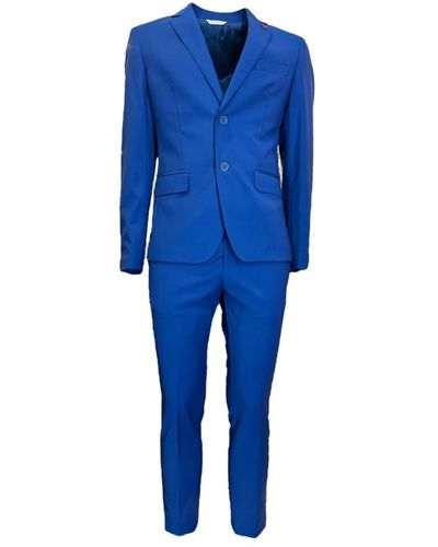 0-105 Suits > suit sets > single breasted suits - Bleu