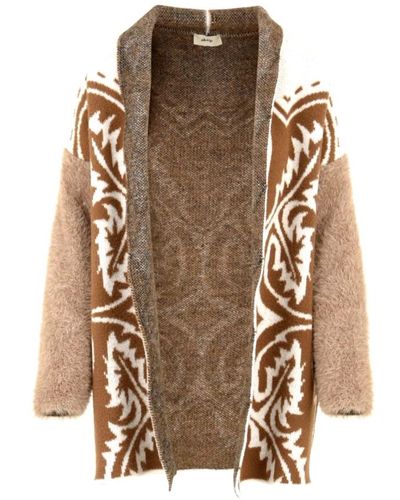 Akep Cardigan pullover - Braun