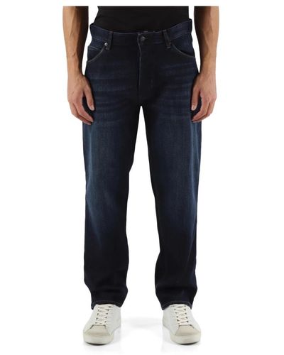 Emporio Armani Lockere jeans mit fünf taschen - Blau