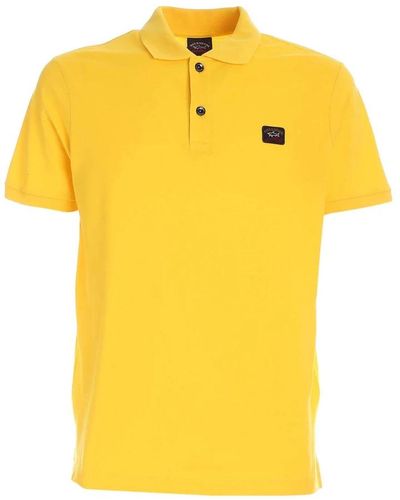 Paul & Shark Polo Shirts - Yellow