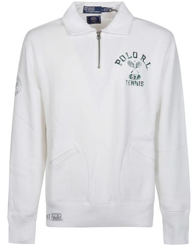 Ralph Lauren Lässiger sweatshirt für täglichen komfort - Weiß