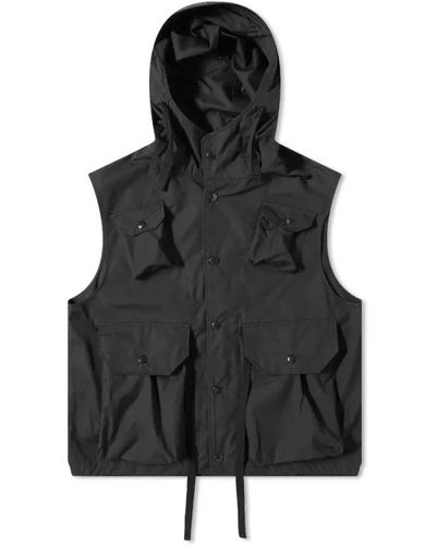Engineered Garments Vests - Black