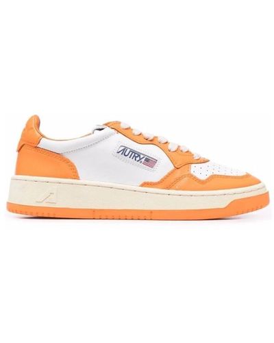 Autry Action medalist sneakers basse - Arancione