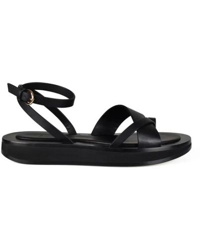 Co. Shoes > sandals > flat sandals - Noir