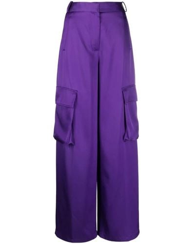 Versace Wide Trousers - Lila