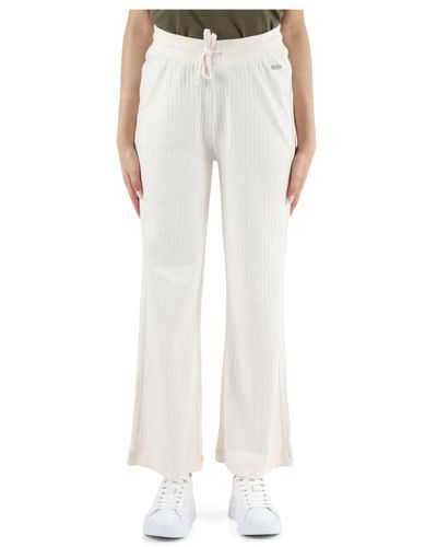 BOSS Wide Trousers - White