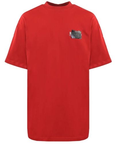 Balenciaga T-Shirts - Red