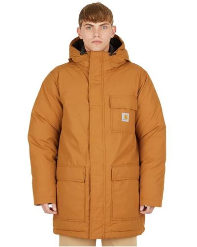 Carhartt Parka giacca siberiana fredda - Marrone