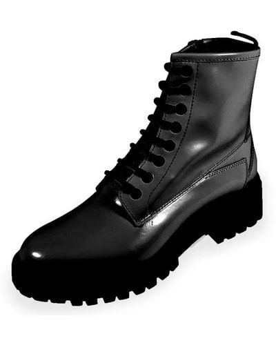 BOSS Lace-Up Boots - Black
