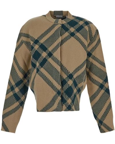 Burberry Knitwear > cardigans - Vert