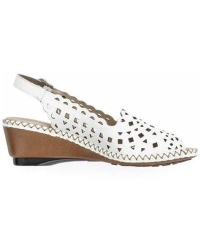 Rieker Wedges - White