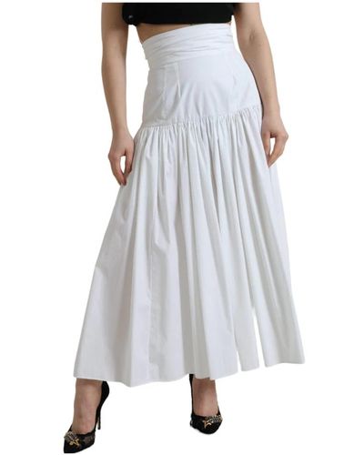 Dolce & Gabbana Maxi skirts - Bianco