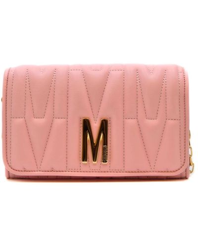 Moschino Umschlag clutch tasche - Pink